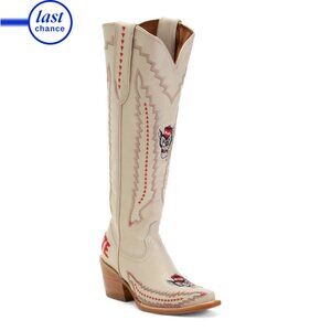 VACCARI BOOTS Mexico Leather North Carolina State Madison Tall Western Boots